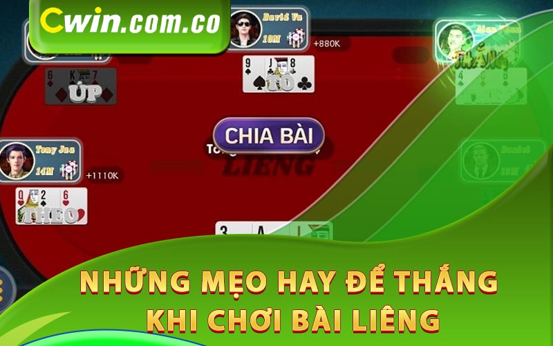 Những mẹo hay để thắng khi chơi bài liêng