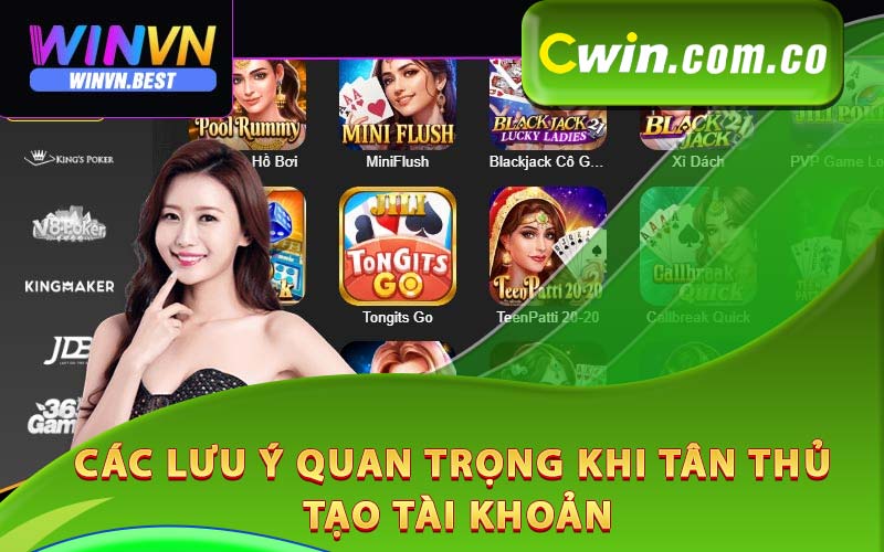 Các lưu ý quan trọng khi tân thủ tạo tài khoản