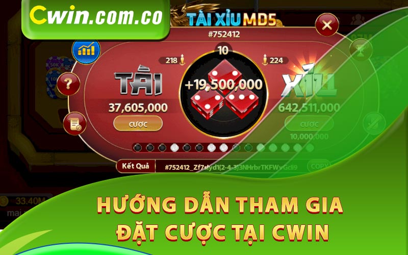 Hướng dẫn tham gia đặt cược tại Cwin